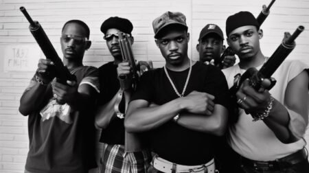 Group of black gangsters