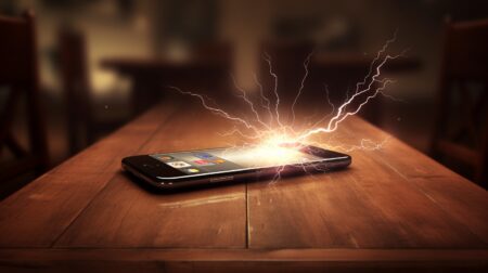 Cellphone with lightning