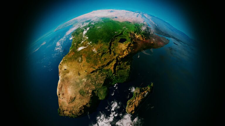 Satellite image South Africa