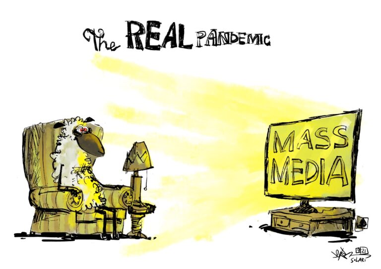 The real pandemic is mass media.
