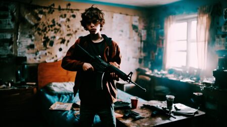 Teen with AK-47