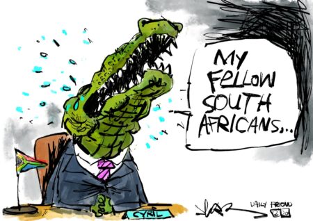 Cyril Ramaphosa's crocodile tears