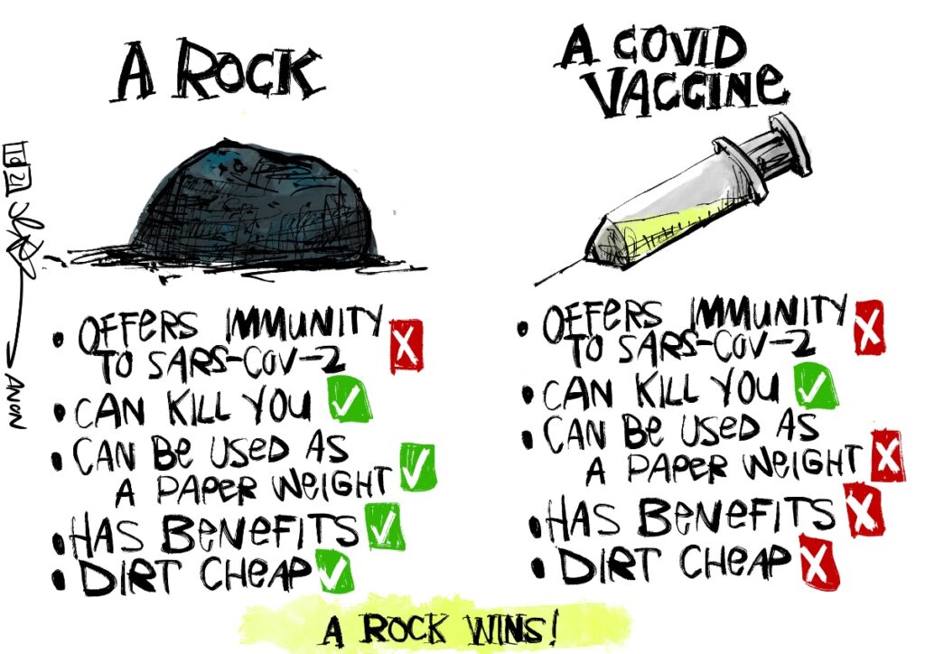 Rock versus vaccine