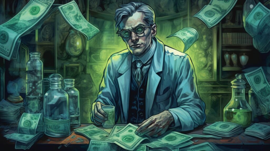 Scientist corrupted by money