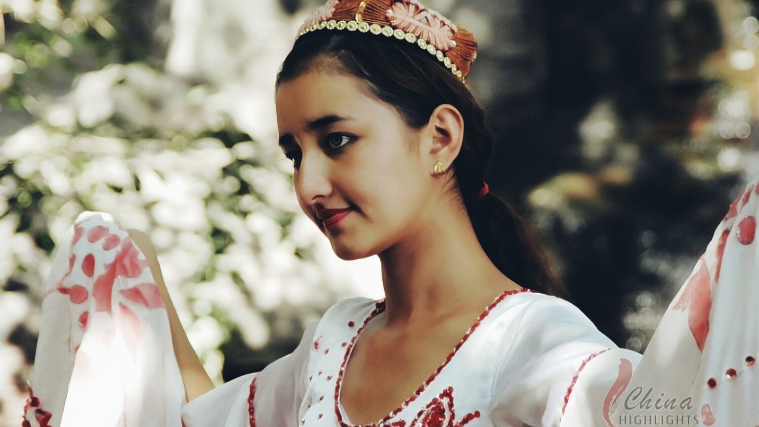 Traditional Uyghur woman
