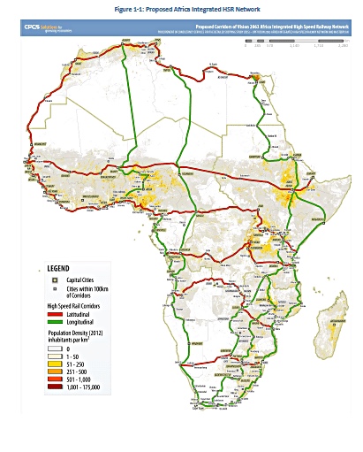 African Integrated High Speed Railway Network (AIHSRN)