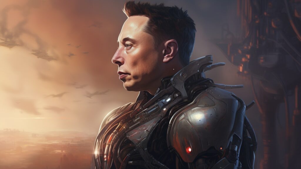 Elon Musk cyborg
