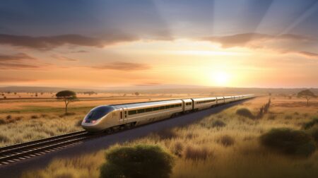 High-speed train in Africa