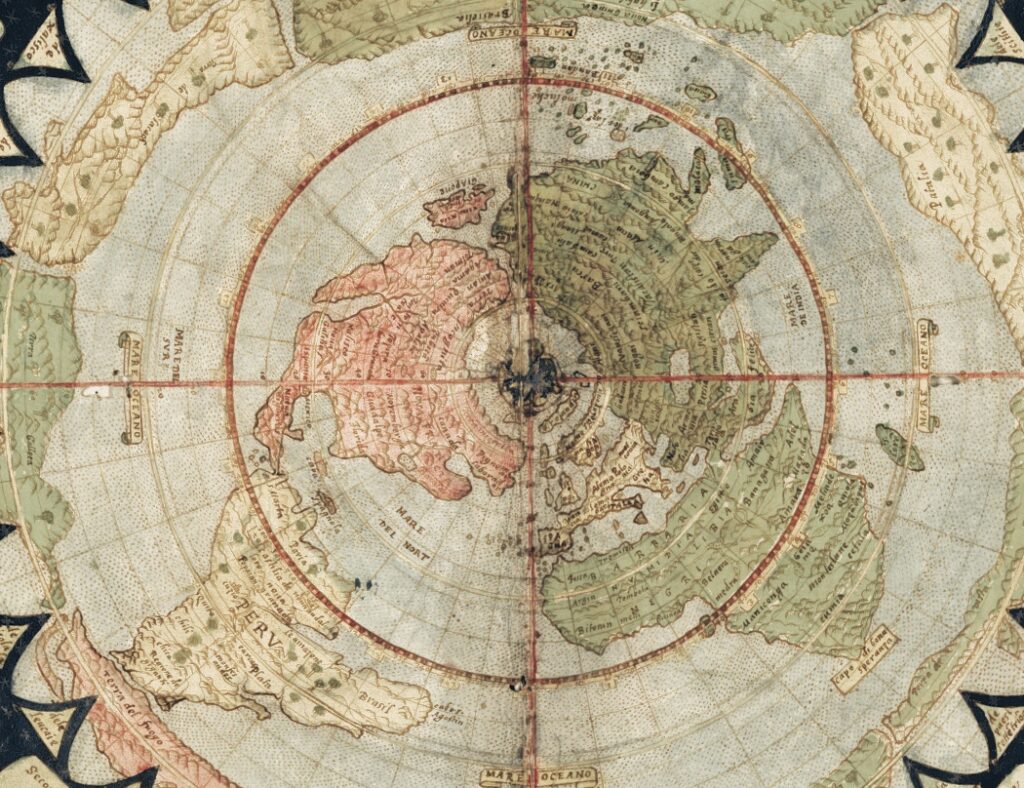 A map of Earth from the 16th century