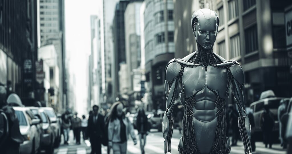 Cyborg transhuman future